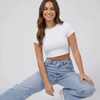 Open Waist Jeans