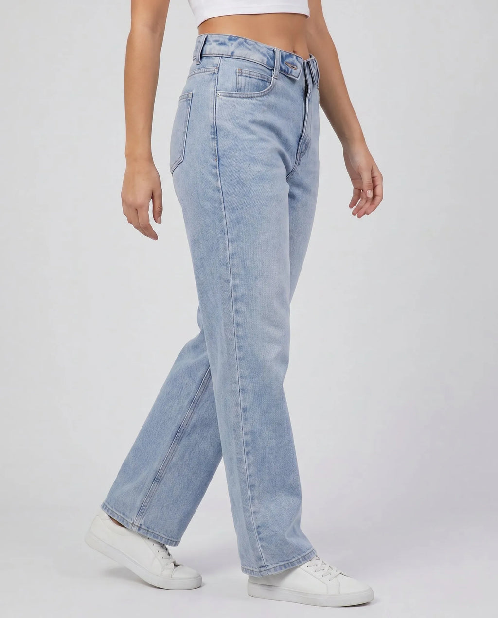 Open Waist Jeans