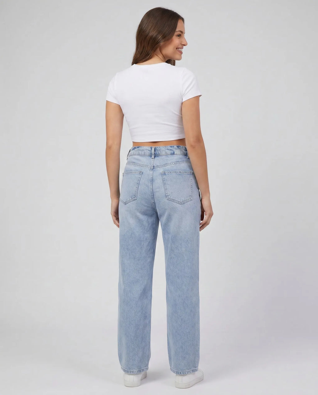 Open Waist Jeans