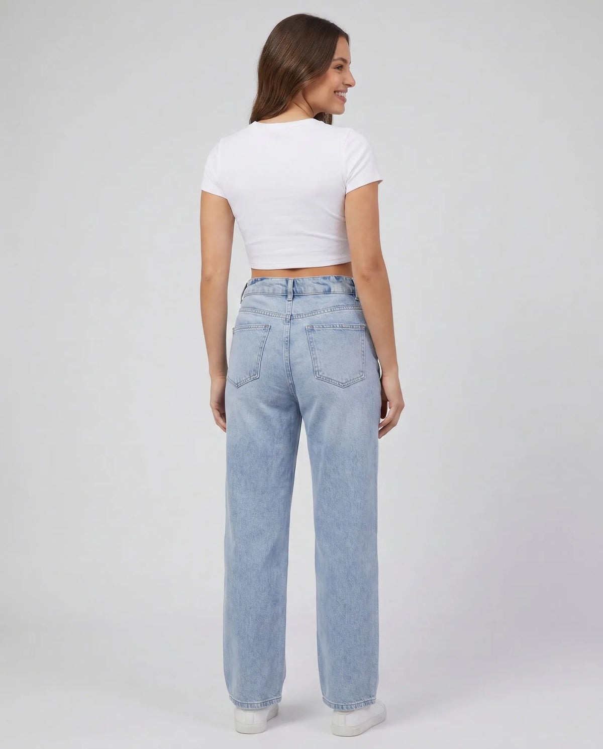 Open Waist Jeans