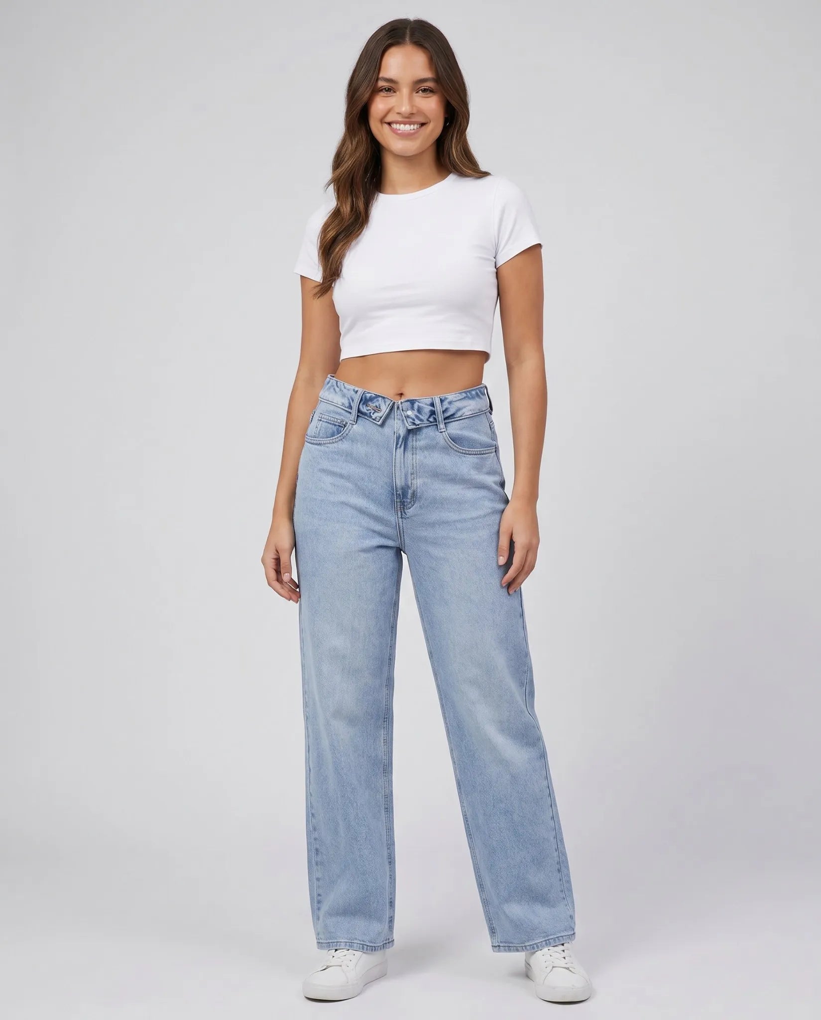 Open Waist Jeans